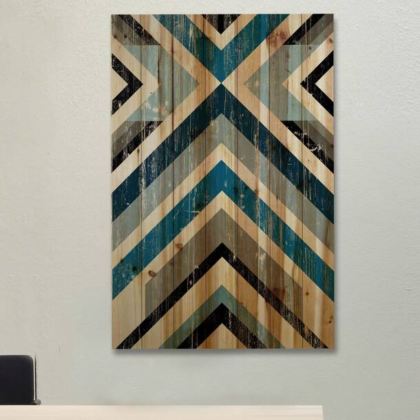 Union Rustic Rustic Abstract Wall Decor On Solid Wood & Reviews | Wayfair